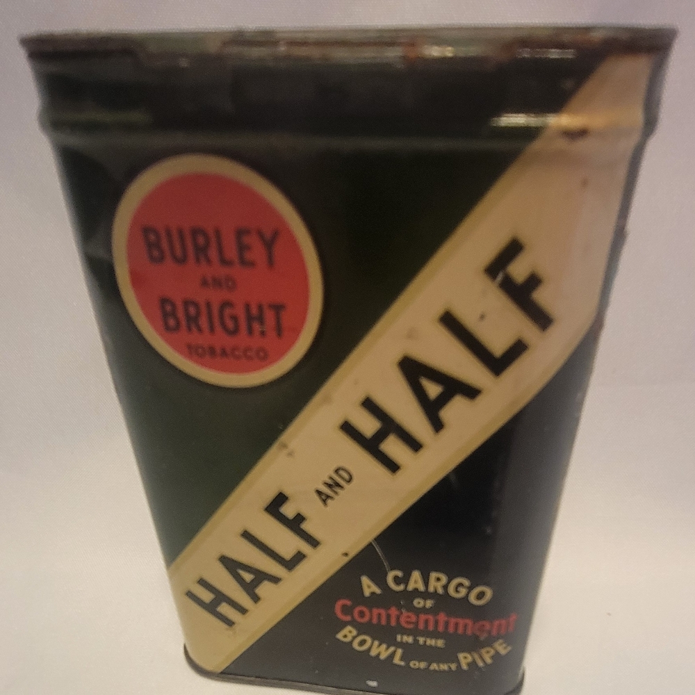Tobacco Tin - Black and Red